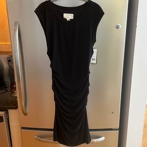 Black, Nicole Miller Atelier ruched dress- Size 12